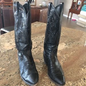 Dan Post Womens snake/lizard western boots
